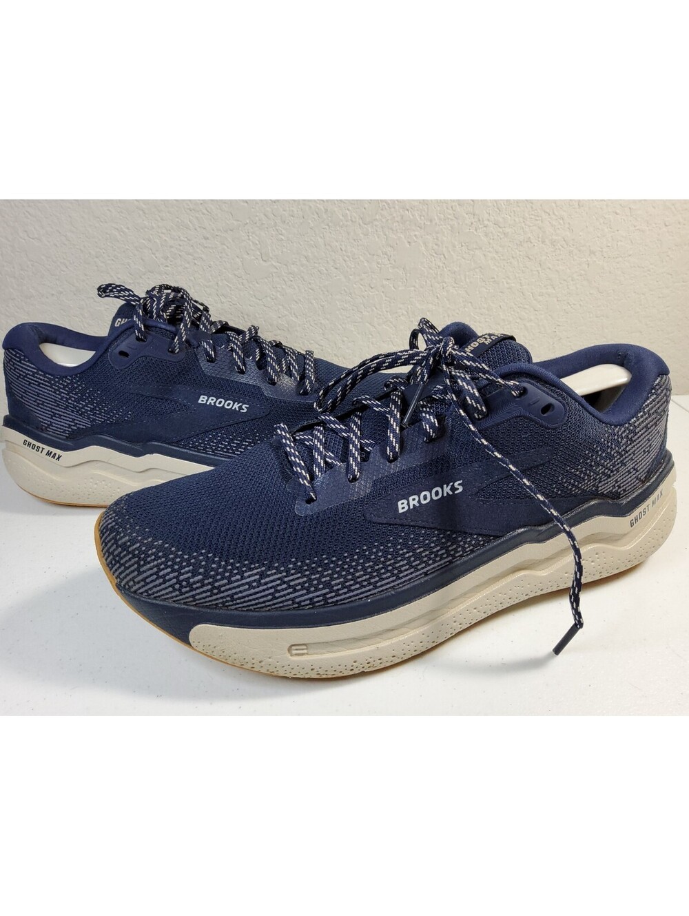 Brooks Ghost Max 2 Running Shoes Mens 10D Navy Max Cushion DNA LOFT v2 foam